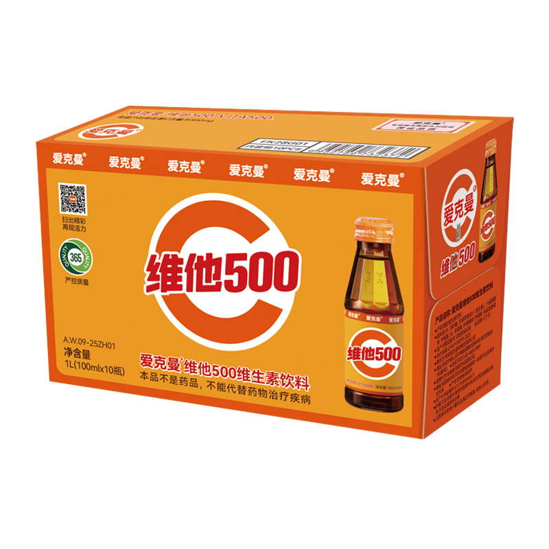 爱克曼维他500维生素饮料 10瓶装